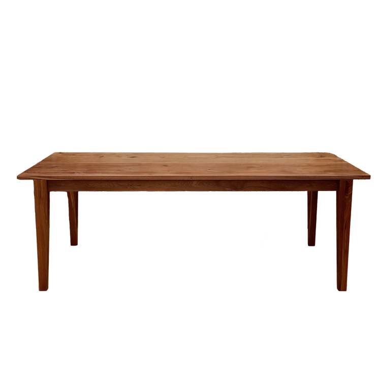 64" x 38" Walnut FARMI Dining Table with Middle Extensions