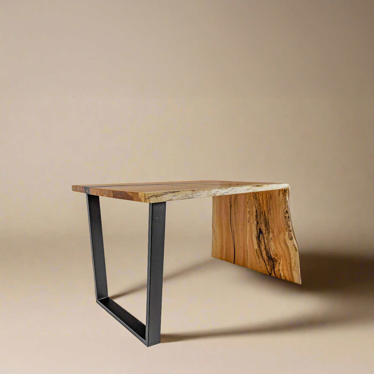 Live Edge Waterfall Desk