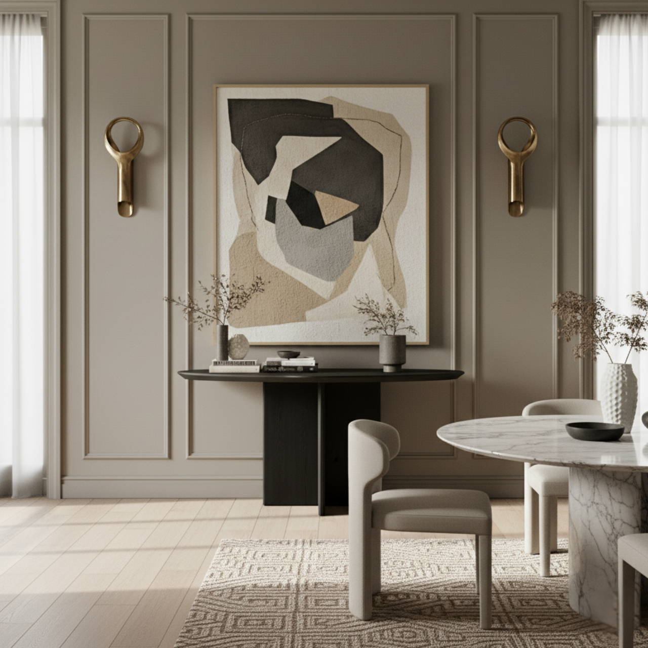 CLARA Oval Console Table