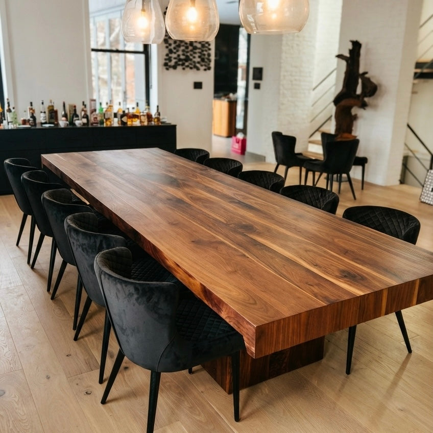 Bespoke walnut, ready to host