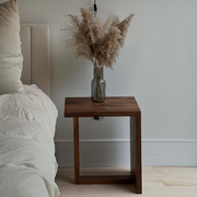 Solid wood Ida Side Table, Canadian-made end table, perfect for adding a touch of elegance to any room.