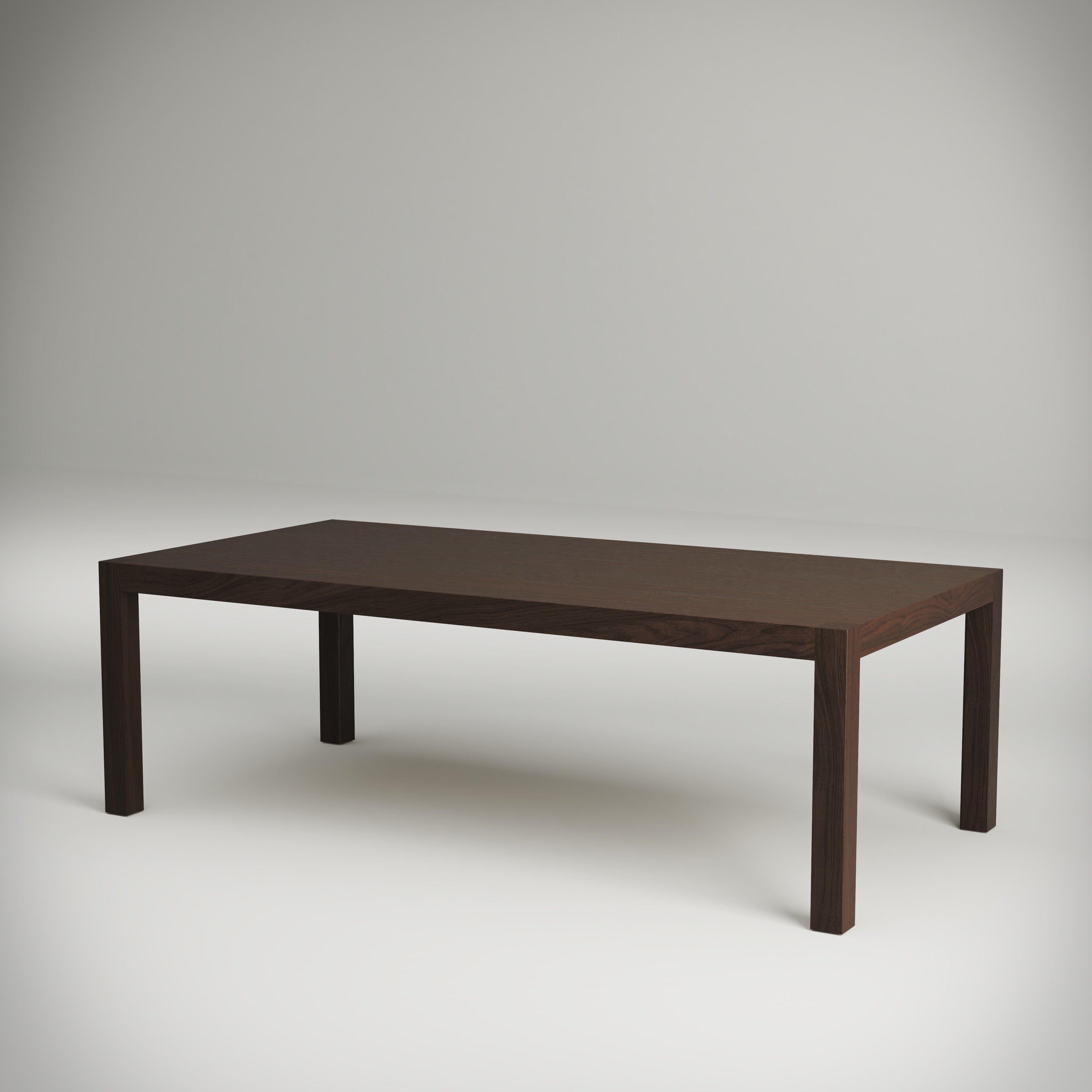 Handcrafted Solid Wood Parsons Dining Table | Timeless Elegance – ref.
