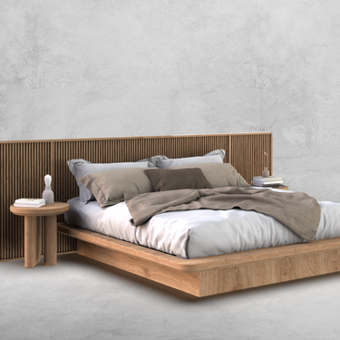 KALMA SOLID WOOD BED